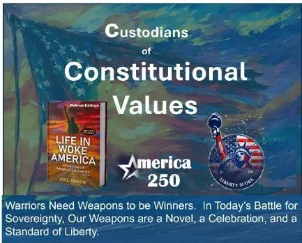Custodians of Constitutional Values and America 250 graphic