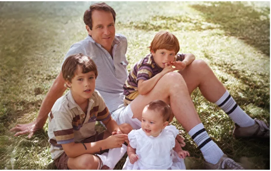 Joel Rakow with family