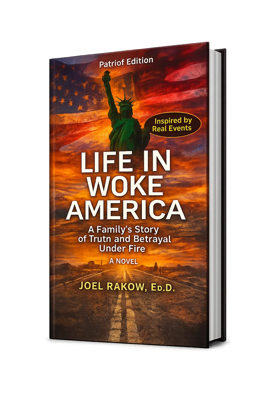 Book cover of Life in Woke America Patriot Edition by Joel Rakow